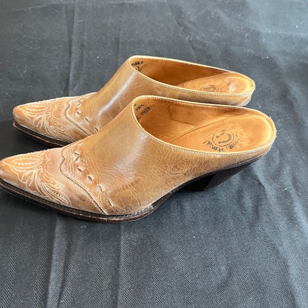 Charlie 1 Horse Leather Shoe Booties - Picture 3 of 5